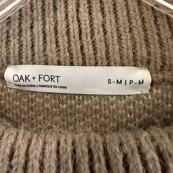 Oak & Fort Chunky Knit Oversized Sweater - Picture 4 of 5